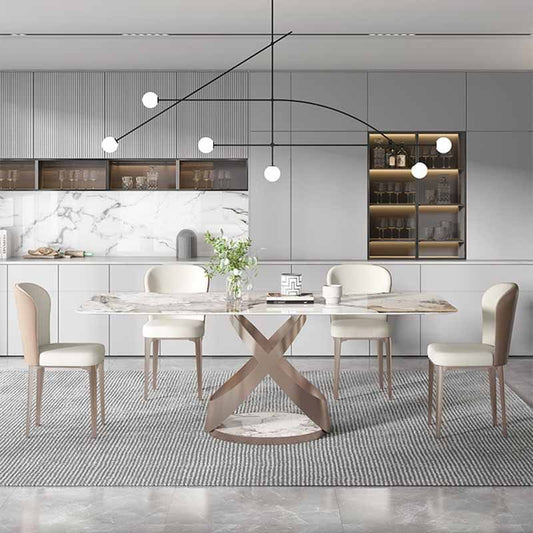 Contemporary Style Dining Chairs Metal Armless Side Parsons Chairs for Kitchen Clearhalo ' kitchen&dining_furn' 'Dining Chairs' 'Dining Tables & Seating' 'dining_chair' 'furn' 'furn_dining_chair' 'Furniture' 'furniture_dining_chair' 'Kitchen & Dining Furniture' 'kitchen' 1200x1200_918b824a-8530-412a-915e-05c6ca4c247a