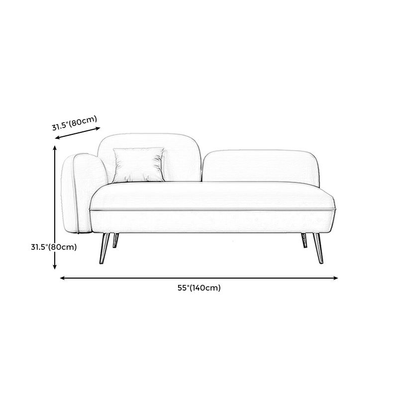 Hair Pin Legs Tight Back Square Arm Transitional Modern Loveseat for Apartment Clearhalo 'furn' 'furn_sofas' 'Furniture' 'furniture_sofas' 'kitchen' 'kitchen_sofas' 'Living Room Furniture' 'Sofa' 'sofas' 1200x1200_918d4f45-0729-4502-8d59-f97003ead88d
