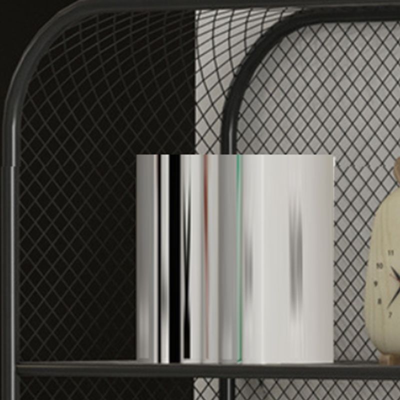 Industrial Standard Bookcase Metal 3 Shelves Closed Back Bookshelf Clearhalo 'Bookcases' 'furn' 'furn_bookcases' 'Furniture' 'Office Furniture' 1200x1200_918dd63e-9c6f-4470-822e-5cc01266909b