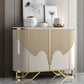 Base oro moderna sideboard a buffet a buffet con archiviazione