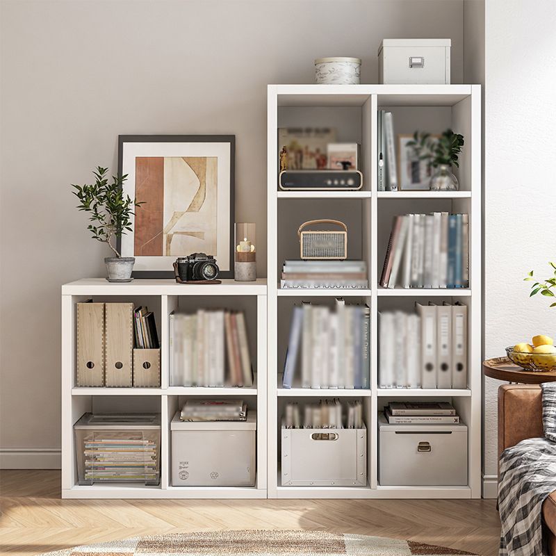 Contemporary Style Bookshelf Closed Back Engineered Wood Shelf Bookcase Clearhalo 'Bookcases' 'furn' 'furn_bookcases' 'Furniture' 'furniture_bookcases' 'kitchen' 'kitchen_bookcases' 'Living Room Furniture' 'Office Furniture' 1200x1200_9191dd47-ae2b-4c75-a803-2415f67b47bb