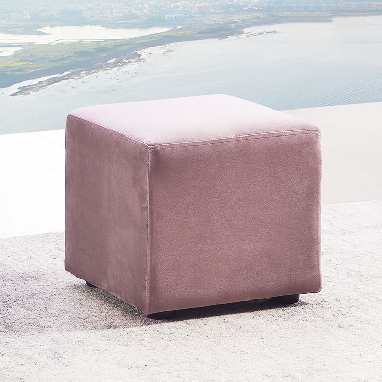 Modern Square Pouf Trea Resistant Velvet Pouf for Drawing Room