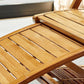Chaise à bascule moderne Bamboo Rocker avec coussins amovibles