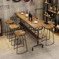 1/4/7 Pieces Counter Height Pub Set Industrial Wood Counter Set Clearhalo 'Bar Furniture' 'furn' 'furn_home_bar_bar_sets' 'Furniture' 'Home Bars & Bar Sets' 'home_bar_bar_sets' 'Kitchen & Dining Furniture' 1200x1200_919810ff-a44a-400f-a7a3-bfafa2a4b14c