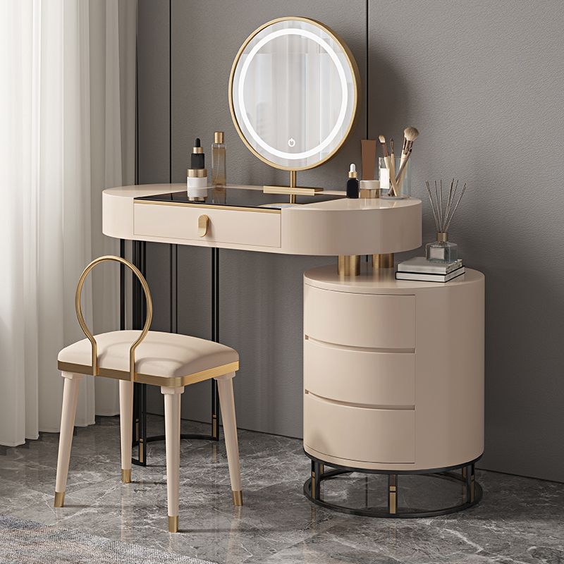 Consejo contemporáneo de tocador de tocador de madera maciza 4 cajas de tocador