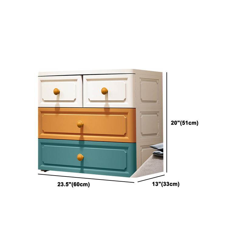 Eigentijdse garderobe kast met lade plastic garderobe kast