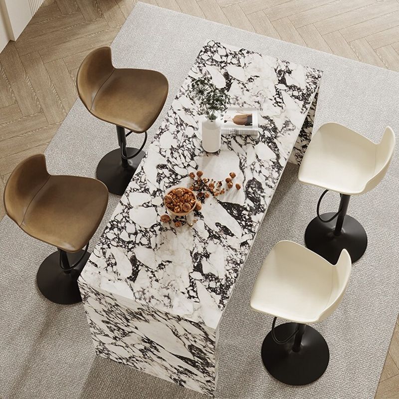 Secchio sgabello bar altezza regolabile sgabello girevole con poggiapiedi