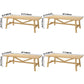 Simple Solid Wood Rectangle Shape Dining Table Khaki Standard Dining Table with Trestle Base Clearhalo ' dining_table' 'Dining Tables & Seating' 'Dining Tables' 'furn' 'furn_dining_table' 'Furniture' 'furniture_dining_table' 'Kitchen & Dining Furniture' 'kitchen&dining_furn' 'kitchen' 'kitchen_dining_table' 1200x1200_919d8e7b-b969-4f69-ba77-b50c70356a5d