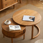 Table basse contemporaine Table basse ronde en bois massif
