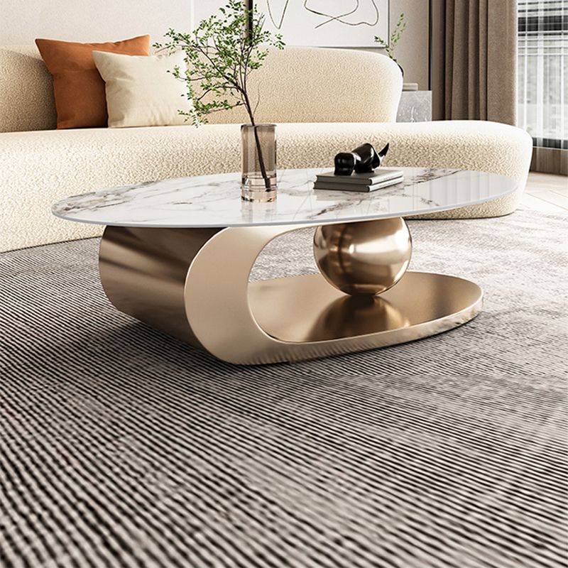 16.1" H Irregular Metal Base Round Slate Coffee Table For Living Room Clearhalo 'Coffee & Accent Tables' 'Coffee Tables' 'coffee_tables' 'furn' 'furn_coffee_tables' 'Furniture' 'furniture_coffee_tables' 'Living Room Furniture' 1200x1200_919f59b2-3369-4b18-bf71-058f08e92e75
