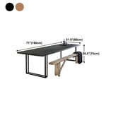 Wood Dining Table Traditional Luxury Rectangle Table with Sled Base Clearhalo 'Dining Tables & Seating' 'Dining Tables' 'dining_table' 'furn' 'furn_dining_table' 'Furniture' 'Kitchen & Dining Furniture' 1200x1200_919fc9e7-dc0c-40b3-868a-b8a23407a81d