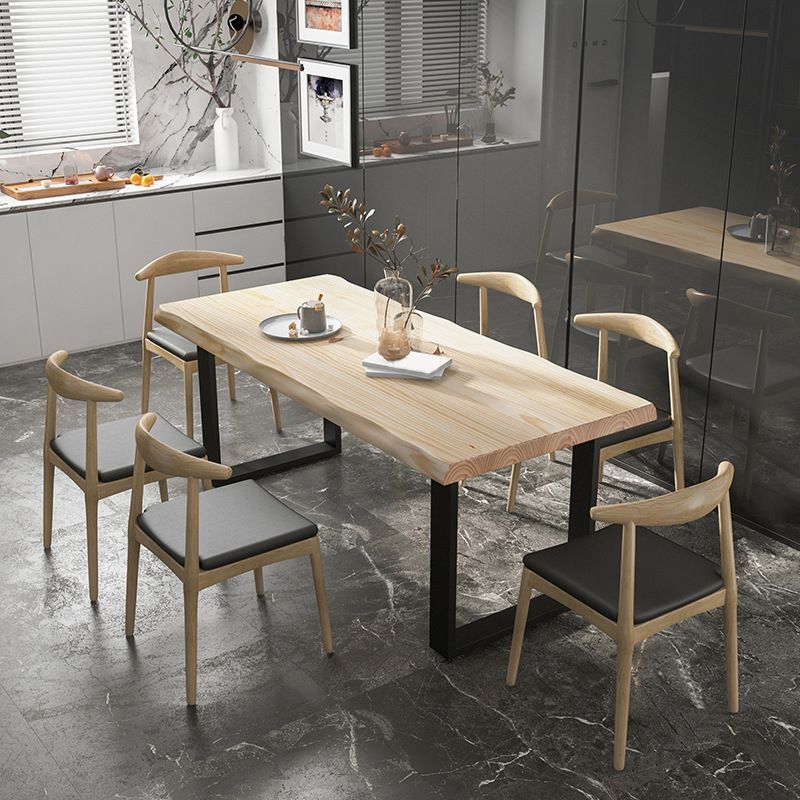 Set di tavoli da pranzo in legno in stile moderno 1/2/5/7 pezzi set da pranzo per uso domestico