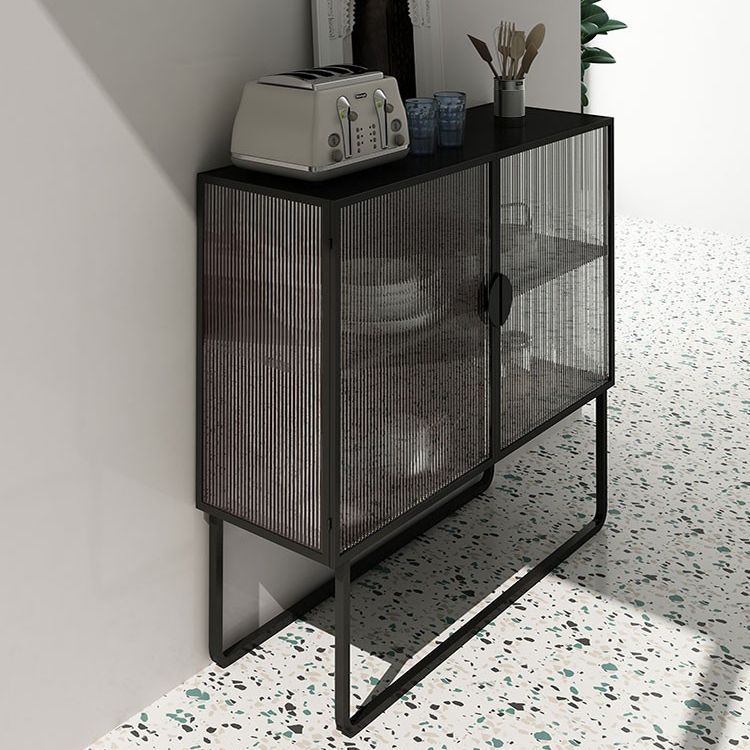 Glam Glam Glam Glam da 35,5 "Herver server a buffet di vetro con spazio per la sala da pranzo