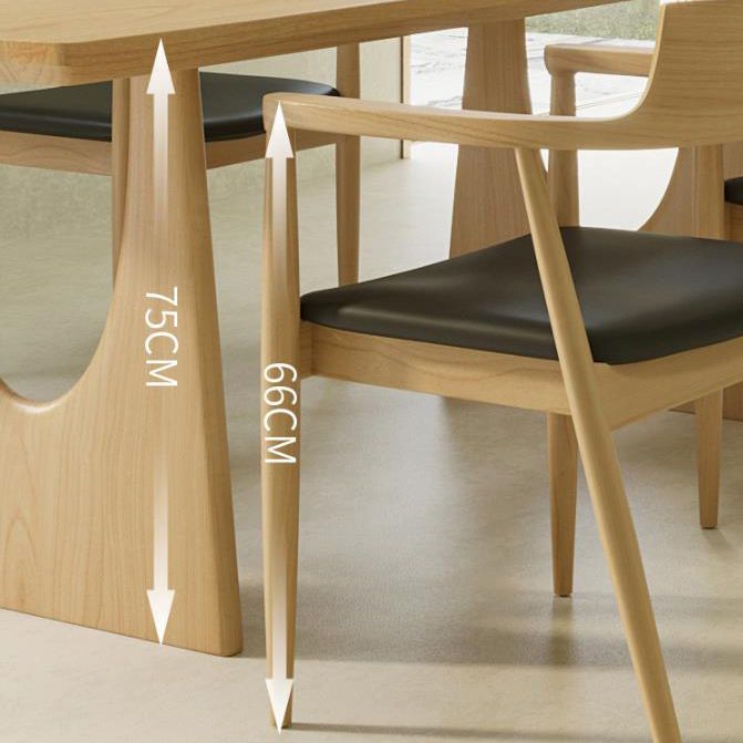 Modern Solid Wood Dining Room Set 1/2/4/5/7 Pieces Pine Dining Room Chair Set Clearhalo 'Dining Room Sets' 'Dining Tables & Seating' 'dining_room_set' 'furn' 'furn_dining_room_set' 'Furniture' 'Kitchen & Dining Furniture' 1200x1200_91a364c3-e27f-4431-8c51-915b31858bd2