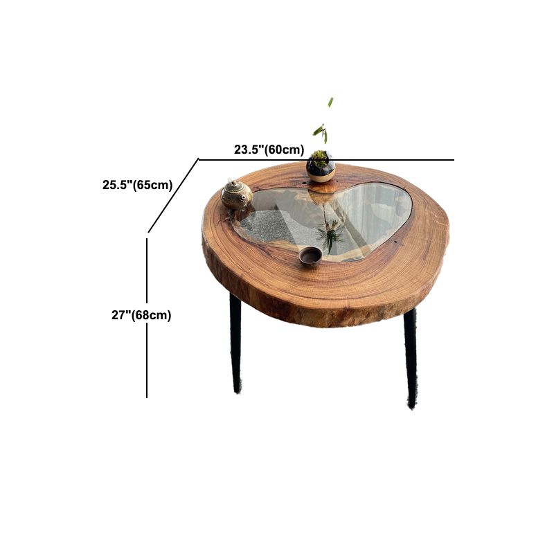 Scandinavian Wooden Coffee Table Free form 3 Legs Coffee Table Set for Living Room Clearhalo 'Coffee & Accent Tables' 'Coffee Tables' 'coffee_tables' 'furn' 'furn_coffee_tables' 'Furniture' 'Living Room Furniture' 1200x1200_91a3cc29-94c7-4687-810e-7f350daeeb23