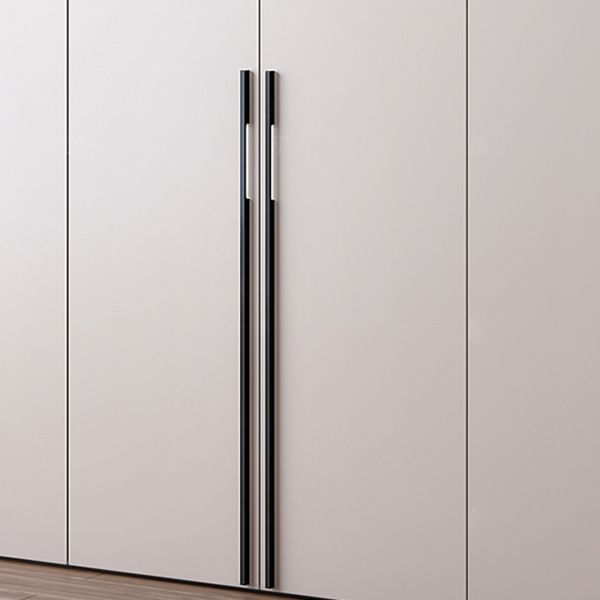 Armario contemporáneo de vestuario de madera suave armario de puerta cerrada