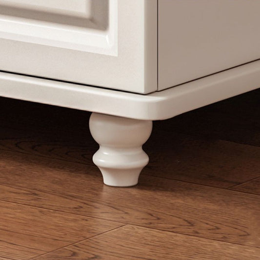 Modern Style Combo Dresser Bedroom Wooden Storage Chest Dresser with Drawers and Doors