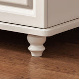 Modern Style Combo Dresser Bedroom Wooden Storage Chest Dresser with Drawers and Doors