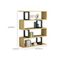 Scandinavian Wood Open Back Shelf Bookcase with Shelves for Home Office Clearhalo 'Bookcases' 'furn' 'furn_bookcases' 'Furniture' 'Office Furniture' 1200x1200_91aa5749-1c55-49d7-a9d6-01d58875658e