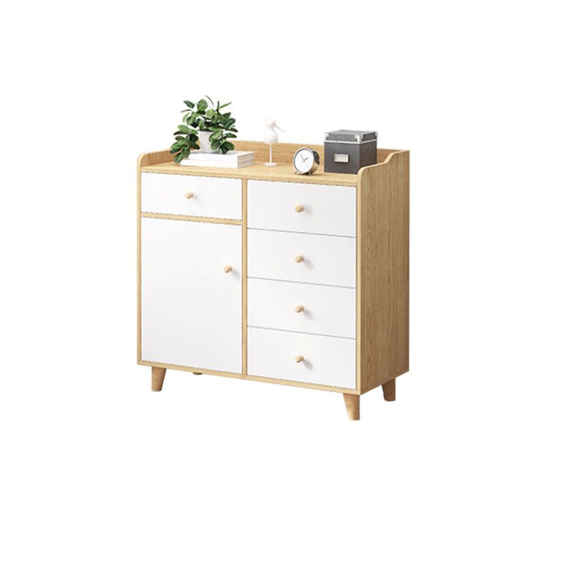 Modern Rectangle Accent Cabinet Wood Knobs Cabinet with Drawer Clearhalo 'Cabinets & Chests' 'cabinets_chests' 'furn' 'furn_cabinets_chests' 'Furniture' 'Living Room Furniture' 1200x1200_91aaa5db-e319-4f76-8030-163a9283cf04