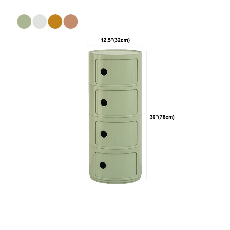 Mesa de noche de plástico derecha del gabinete de cama moderno para el dormitorio