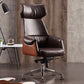 Modern No Arm Executive Chair Height-adjustable Managers Chair for Office Clearhalo 'furn' 'furn_office_chair' 'Furniture' 'Office Chairs' 'Office Furniture' 'office_chair' 1200x1200_91accce5-0d4f-4ae6-b906-1a1501012e5f