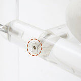 Silla de comedor acrílico transparente de estilo nórdico con tapizado para el hogar