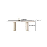 Moderno 1/4/5/7 pezzi set da pranzo tavolo da pranzo in pietra rettangolare set per sala da pranzo