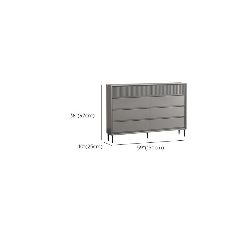 Classic Glam Storage Chest Stone Storage Chest Dresser with 5/6/8 Drawers