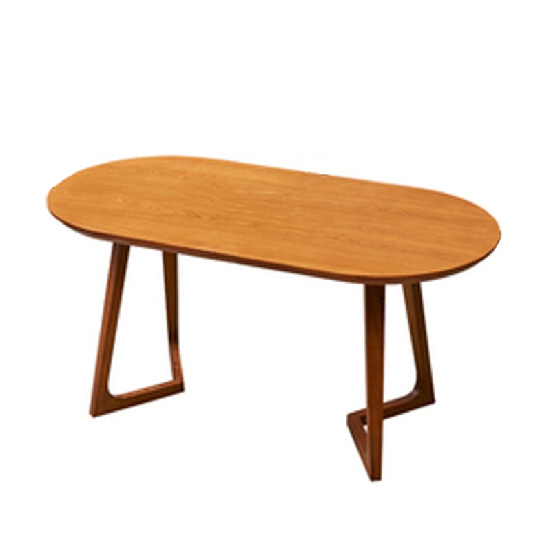 Industrial Style Dining Room Table Double Pedestal Table for Home Kitchen Dinner Clearhalo ' dining_table' 'Dining Tables & Seating' 'Dining Tables' 'furn' 'furn_dining_table' 'Furniture' 'furniture_dining_table' 'Kitchen & Dining Furniture' 'kitchen&dining_furn' 'kitchen' 'kitchen_dining_table' 1200x1200_91b84805-3542-436e-a975-4ed3ef766c17