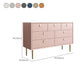 Commode de rangement en pierre Glam classique de 15,6 pouces de largeur avec 5/6/7/9 tiroirs