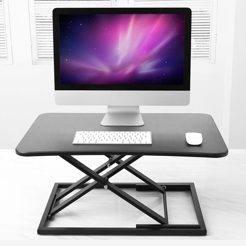 Descripción de la oficina en forma rectangular Metal plegable en negro/blanco/gris