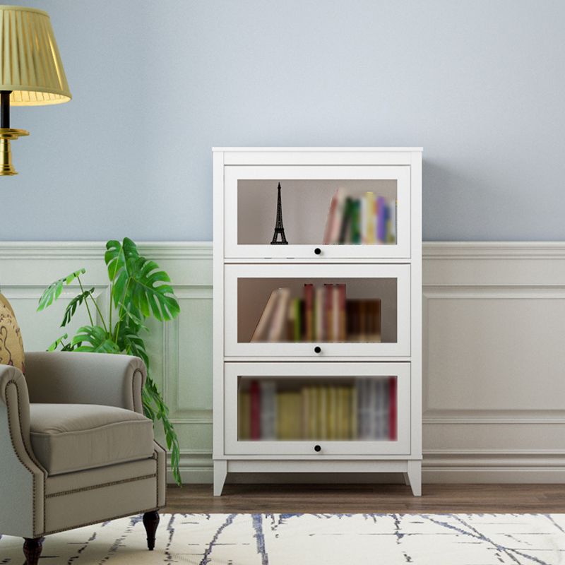 Manufactured Wood Standard Bookcase Vertical Bookcase with Glass Doors Clearhalo 'Bookcases' 'furn' 'furn_bookcases' 'Furniture' 'furniture_bookcases' 'kitchen' 'kitchen_bookcases' 'Living Room Furniture' 'Office Furniture' 1200x1200_91bf353a-a412-49d0-a2af-eda94f2c7e66