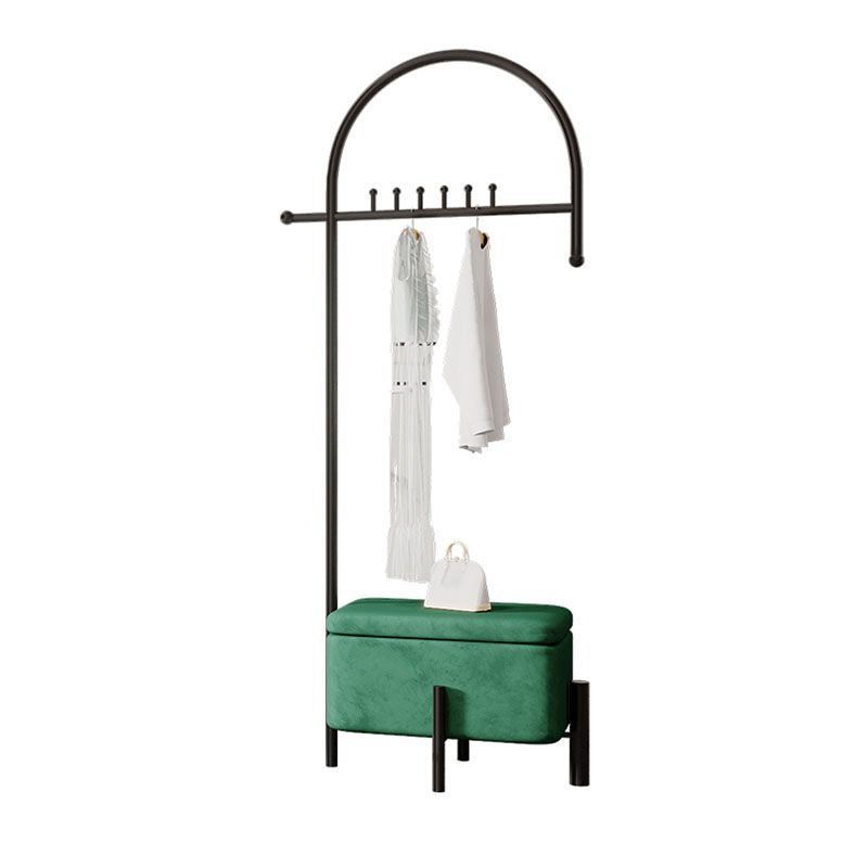 Rack de cintre de manteau moderne Rack de manteaux de manteau autoportant avec rangement