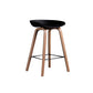 Glam Solid Wood Counter Height Stool Plastic Bar Stool Bar Stool