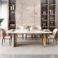 Luxury Sintered Stone Top Dining Set Rectangle 1/4/5/6/7/9 Pieces Dining Table with Chairs Clearhalo 'Dining Room Sets' 'Dining Tables & Seating' 'dining_room_set' 'furn' 'furn_dining_room_set' 'Furniture' 'furniture_dining_room_set' 'Kitchen & Dining Furniture' 1200x1200_91c3bca3-6407-49b8-be6b-ace2141e6157