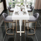 Stone Bar Dining Table Glam Rectangle Bar Table with 3 Legs Pedestal for Dining Room Clearhalo 'Bar Furniture' 'Bar Tables' 'bar_tables' 'furn' 'furn_bar_tables' 'Furniture' 'furniture_bar_tables' 'Kitchen & Dining Furniture' 1200x1200_91c3f2ac-b386-4425-b9ba-65a900b73766