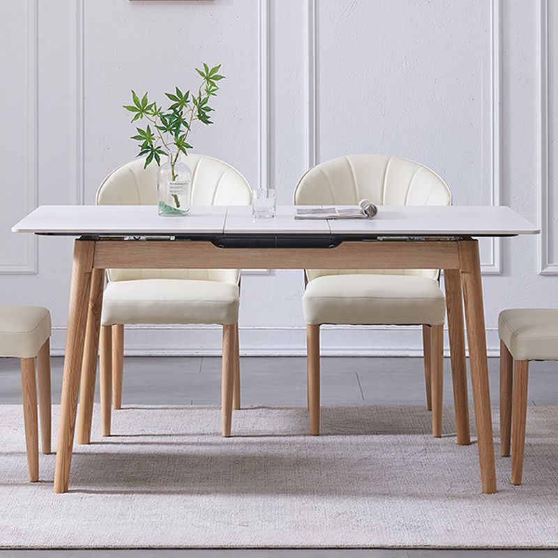 Simplicité Table à manger extensible Home Stone Fixe Fixed Bureau