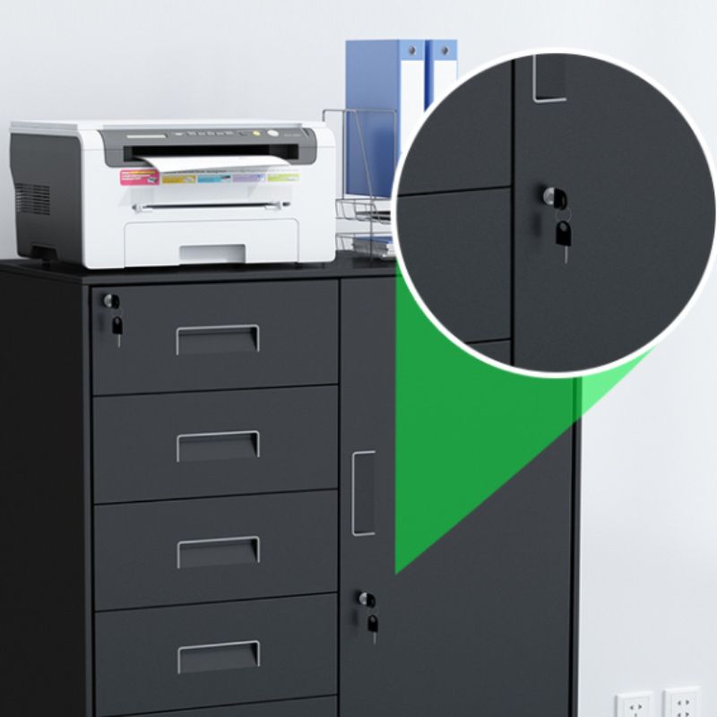 Archivo contemporáneo del cuadro de acero de acero Archivo de bloqueo de llave resistente al fuego