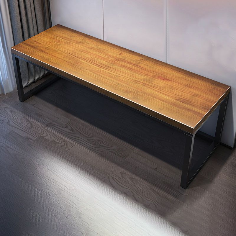 Scrivania rettangolare da ufficio rettangolare scrivania in legno con gambe metalliche