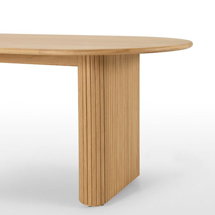 Oval Double Pedestal Modern Dining Table Pinewood Fixed Table for Kitchen Clearhalo ' dining_table' 'Dining Tables & Seating' 'Dining Tables' 'furn' 'furn_dining_table' 'Furniture' 'furniture_dining_table' 'Kitchen & Dining Furniture' 'kitchen&dining_furn' 'kitchen' 'kitchen_dining_table' 1200x1200_91cd35f3-bda2-4344-b479-28259fbfbe21