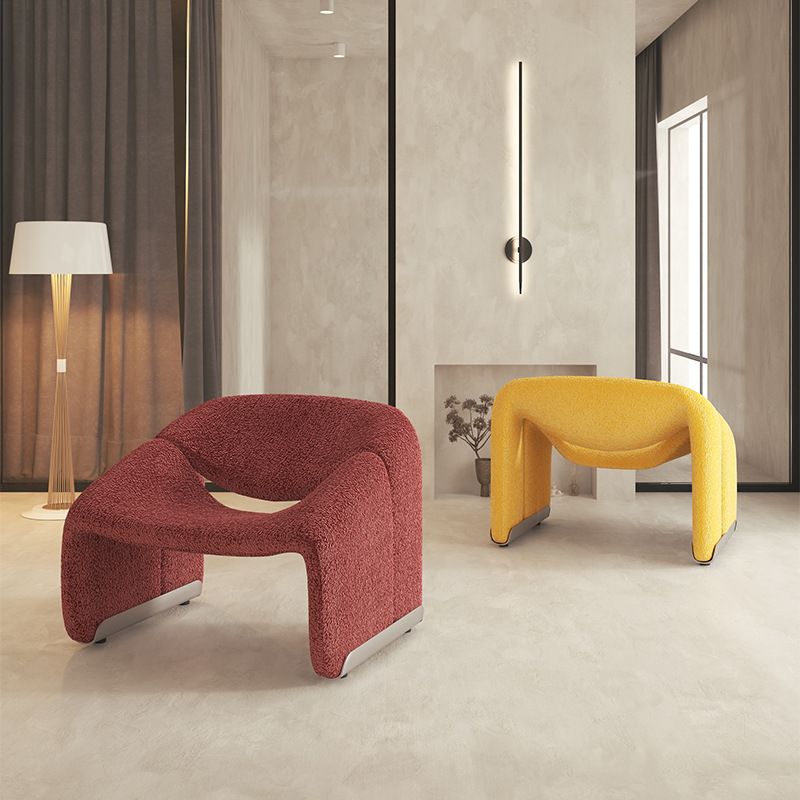 Contemporary Solid Color Side Chair Fixed Back Bedroom Side Chair Clearhalo 'Accent Chairs' 'accent_chairs' 'Chairs & Seating' 'furn' 'furn_accent_chairs' 'Furniture' 'Living Room Furniture' 1200x1200_91cdc2b5-d2fd-4015-b96c-91846fbd5a7f