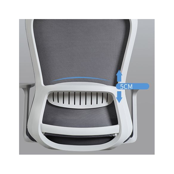 Modern & Contemporary Desk Chair No Wheels Mid Back Home Office Chair Clearhalo 'furn' 'furn_office_chair' 'Furniture' 'furniture_office_chair' 'Office Chairs' 'Office Furniture' 'office_chair' 1200x1200_91ce01b5-9b7d-4e1d-ac49-37175db8594d