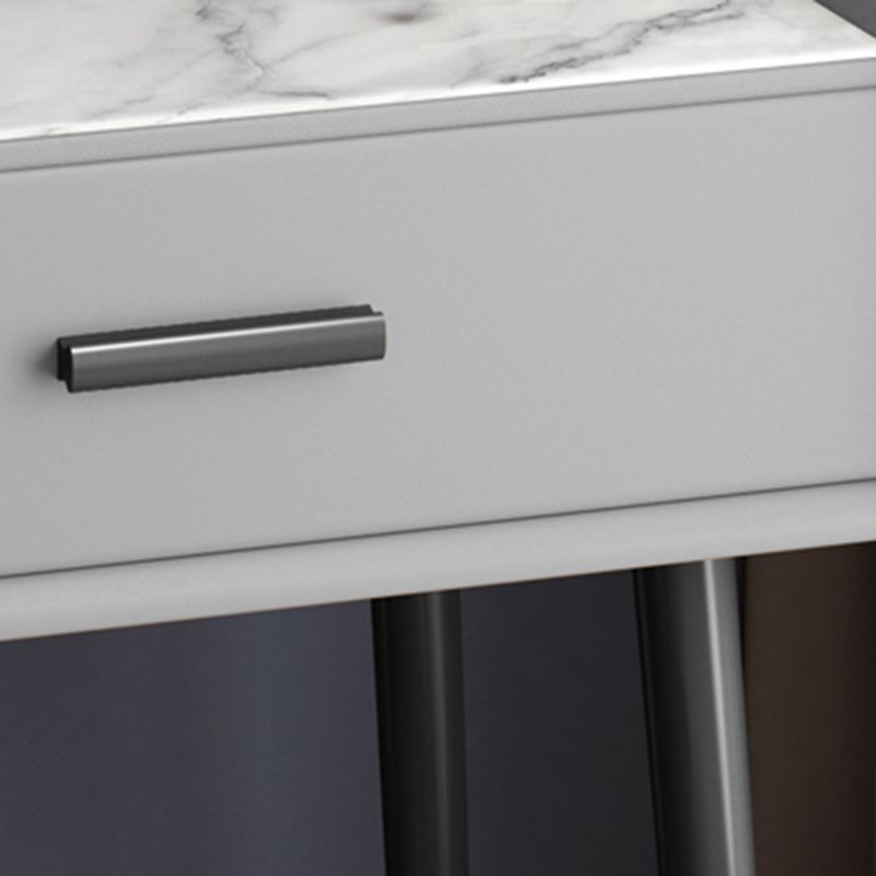 Tocador de maquillaje de mesa de pizarra de 29.5 "de altura moderno para el dormitorio