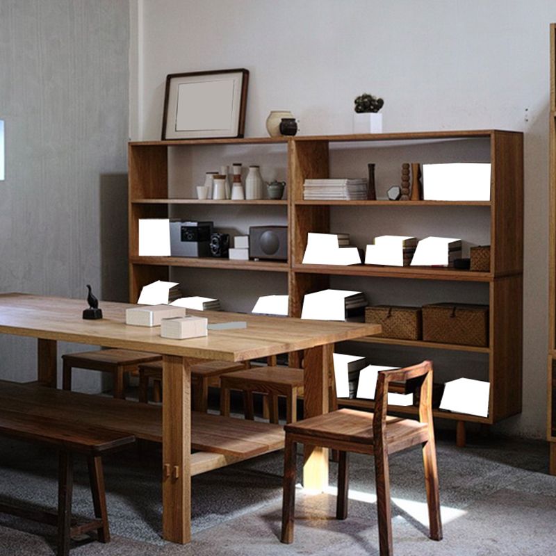 Solid Wood Rectangular Writing Desk Living Room Office Desk,29.1" H Clearhalo 'furn' 'furn_office_desk' 'Furniture' 'Office Desks' 'Office Furniture' 'office_desk' 1200x1200_91d007eb-c347-476f-88c1-c3b989f8e53d