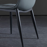 Industrial Faux Leather Chairs Armless Side Chairs with Metal Legs for Home Use Clearhalo 'Dining Chairs' 'Dining Tables & Seating' 'dining_chair' 'furn' 'furn_dining_chair' 'Furniture' 'Kitchen & Dining Furniture' 1200x1200_91d3d916-e179-4ec5-8167-8a2d2ab8fdaf