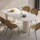 Modern Irregular Shape Table Sintered Stone Top Table with 3 Legs Clearhalo 'Dining Tables & Seating' 'Dining Tables' 'dining_table' 'furn' 'furn_dining_table' 'Furniture' 'Kitchen & Dining Furniture' 1200x1200_91d44e29-0ccc-4950-91a9-284099b47e29