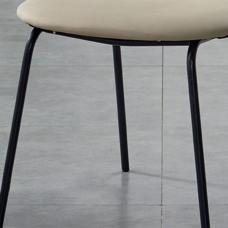 Scandinavian Low Back Armless Stool Velvet Upholstered Counter Stool Clearhalo 'Bar Furniture' 'Bar Stools' 'bar_stools' 'furn' 'furn_bar_stools' 'Furniture' 'Kitchen & Dining Furniture' 1200x1200_91d7e82c-3630-4b59-8f1e-729b51f0ca57