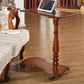 Brown Removable Coffee or End Table in Solid Wood French Country