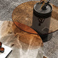 Glass Modern Round Side Table Bedroom No Distressing End Table